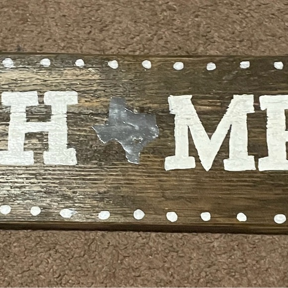 Rustic Brown 'Home' Barnwood sign - Picture 1 of 3